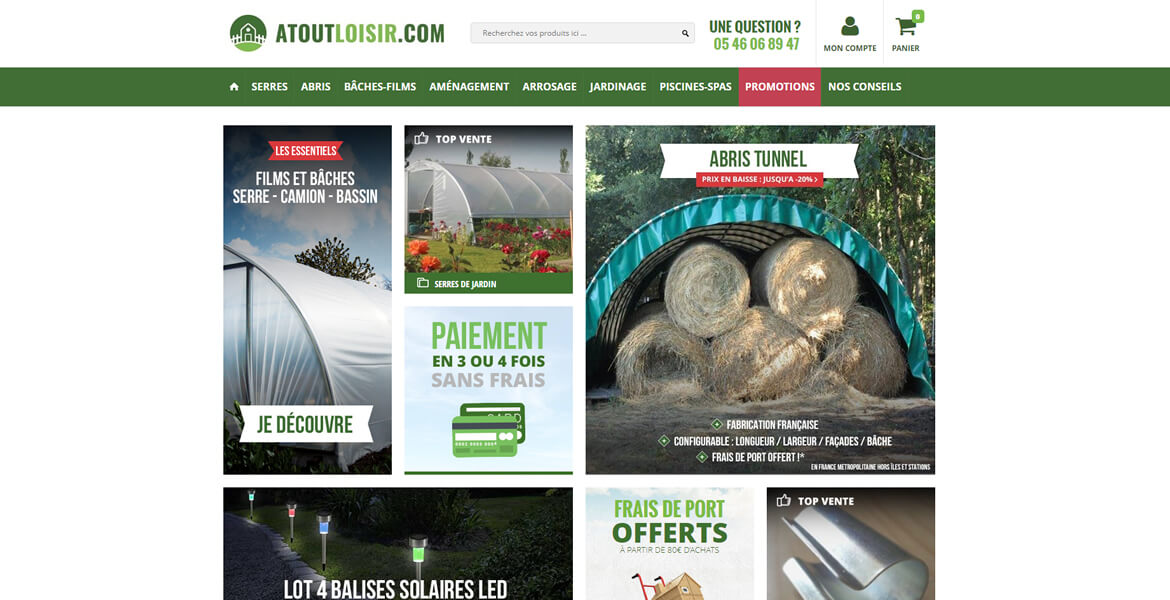 Atoutloisir.com - page d'accueil